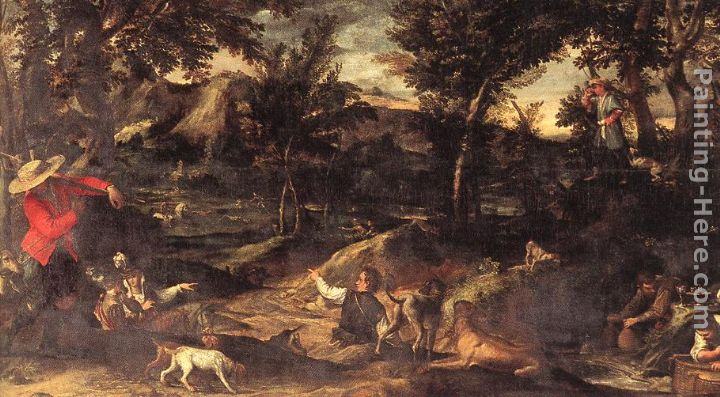 Annibale Carracci Hunting